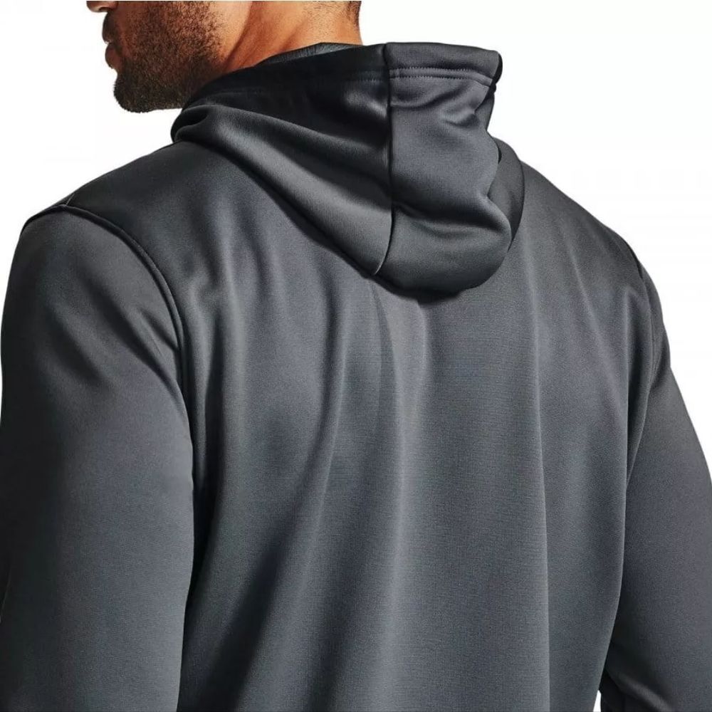 Under Armour Hooded sweatshirt Under Armour Fleece HD in Grey/Silver Size S NWT - Picture 2 of 5